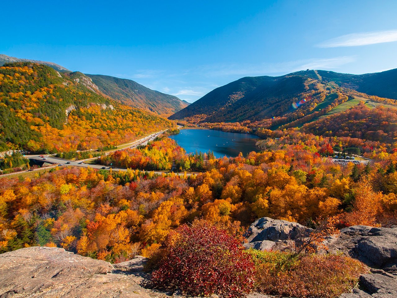Panoramic view of the White Mountains